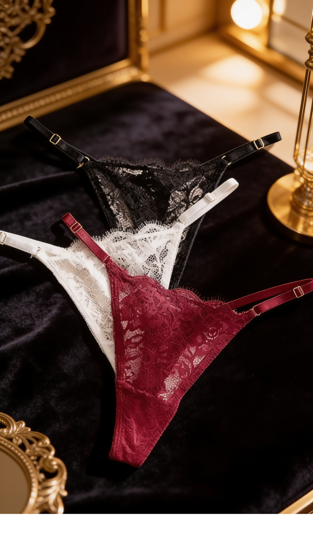 Women's Lace G-String Panty | Thong Panty for Women | Panties Combo | Thongs Women Panties Sexy Multi pack of 3 .