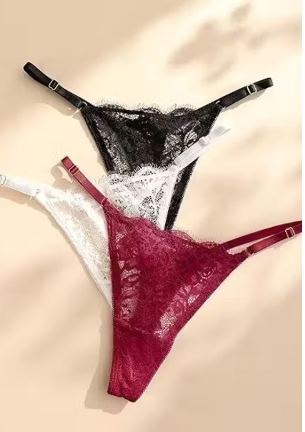 Women's Lace G-String Panty | Thong Panty for Women | Panties Combo | Thongs Women Panties Sexy Multi pack of 3 .